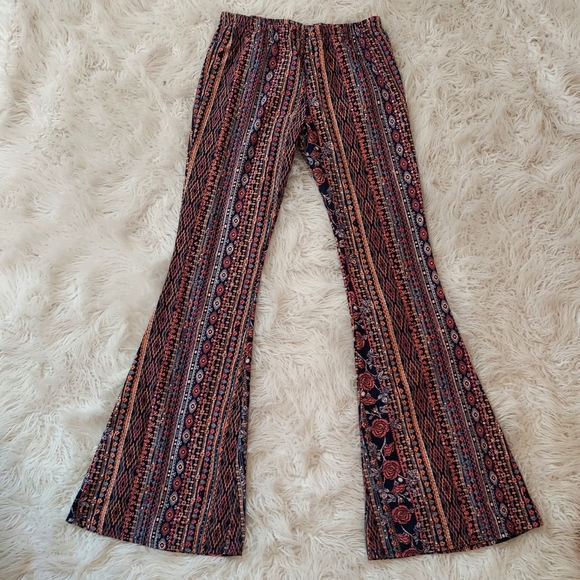 no boundaries knit flare pants